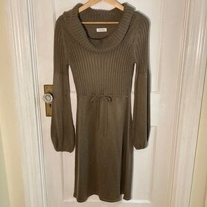Calvin Klein Brown Sweater Dress